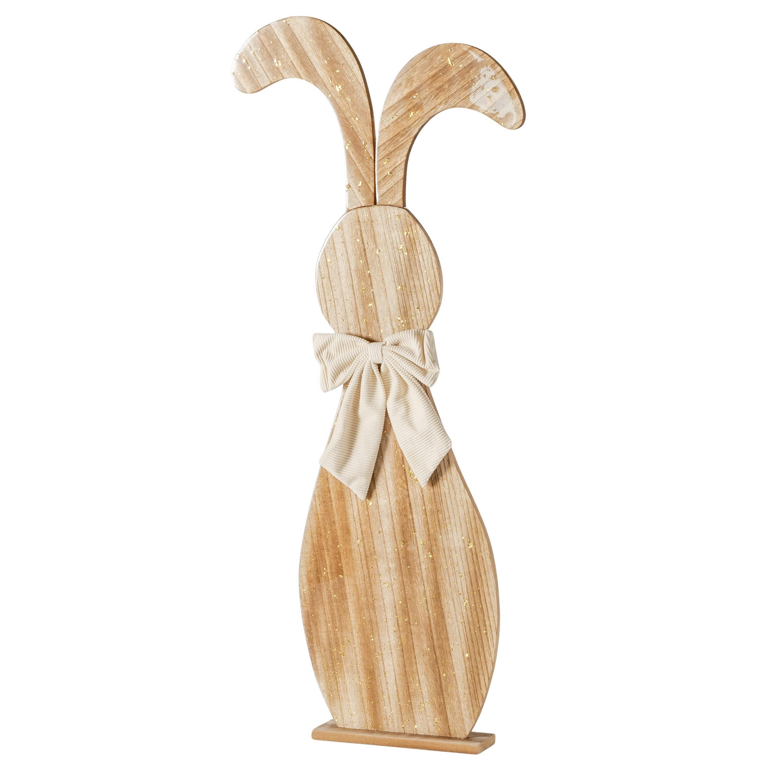 DEKOR ÁLLATFIGURA - világosbarna, Basics, textil/fa (39/7/90cm)