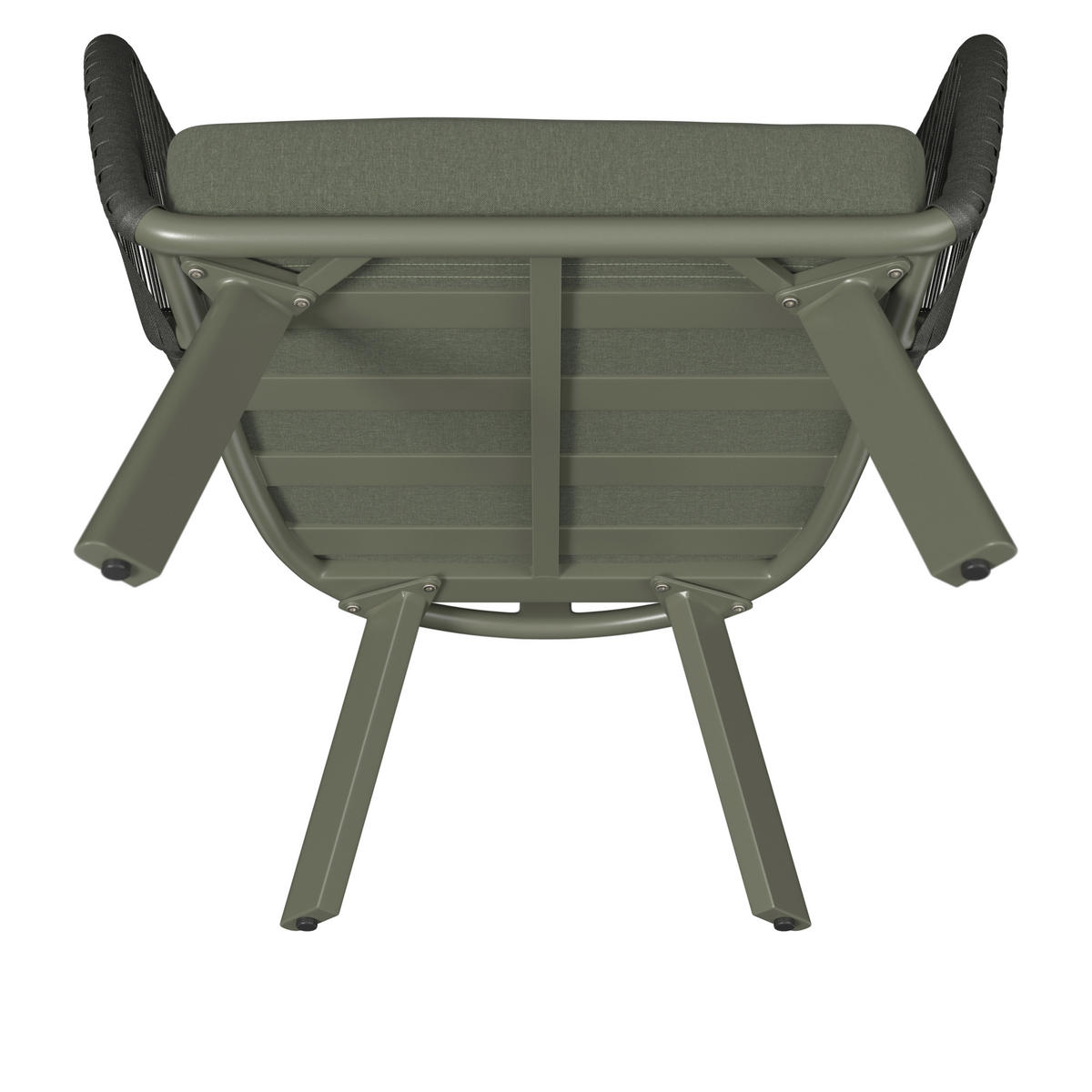 LOUNGESESSEL  - Grün, Design, Textil/Metall (83/77/82cm) - Ambia Garden