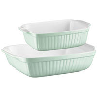AUFLAUFFORM KITCHEN TIME  2-teilig  - Hellgrün, Basics, Keramik (29,5/38/14,5cm) - Mäser