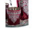 Teelichthalter Set mit Deko 4-teilig - Pink/Silberfarben, Kunststoff/Metall (25/12cm)