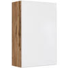 HÄNGESCHRANK 40/64/20 cm  - Eiche Wotan/Weiß, MODERN, Holzwerkstoff (40/64/20cm) - Held