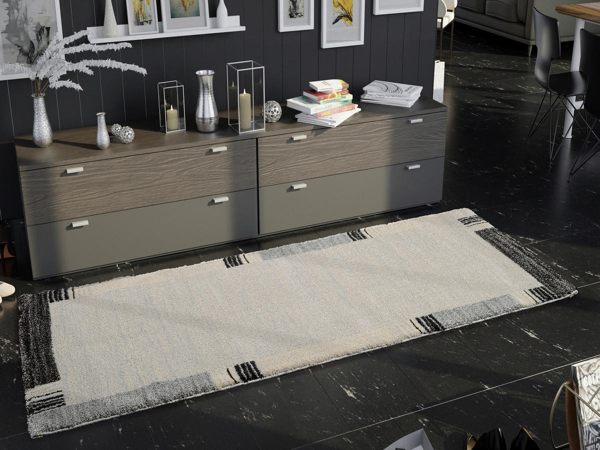 LÄUFER 80/300 cm Palazzo Lobo  - Grau, KONVENTIONELL, Textil (80/300cm) - Novel