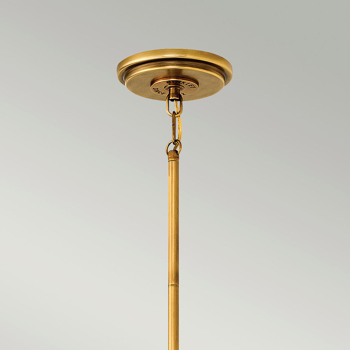 Thumbnail - Elstead Lighting Hängeleuchte Elstead Fletcher, Zink, Messing, Metall, Glas, 65.2 cm, Grüner Punkt, RoHS, höhenverstellb...