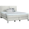 BOXSPRINGBETT 160/200 cm  in Naturfarben  - Schwarz/Naturfarben, Konventionell, Textil/Metall (160/200cm) - Dieter Knoll