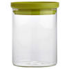 VORRATSDOSE 0,7 l  - Klar/Grün, Basics, Glas/Kunststoff (9,5/12cm) - Homeware Profession.