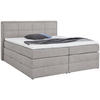 BOXSPRINGBETT 180/200 cm  in Grau  - Schwarz/Grau, KONVENTIONELL, Kunststoff/Textil (180/200cm) - Carryhome