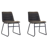 STUHL - Anthrazit/Schwarz, KONVENTIONELL, Kunststoff/Textil (48/77/56cm) - MID.YOU