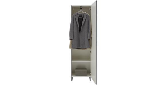 GARDEROBE 260/192/36 cm  - Eichefarben/Grau, Design, Holz/Holzwerkstoff (260/192/36cm) - Dieter Knoll