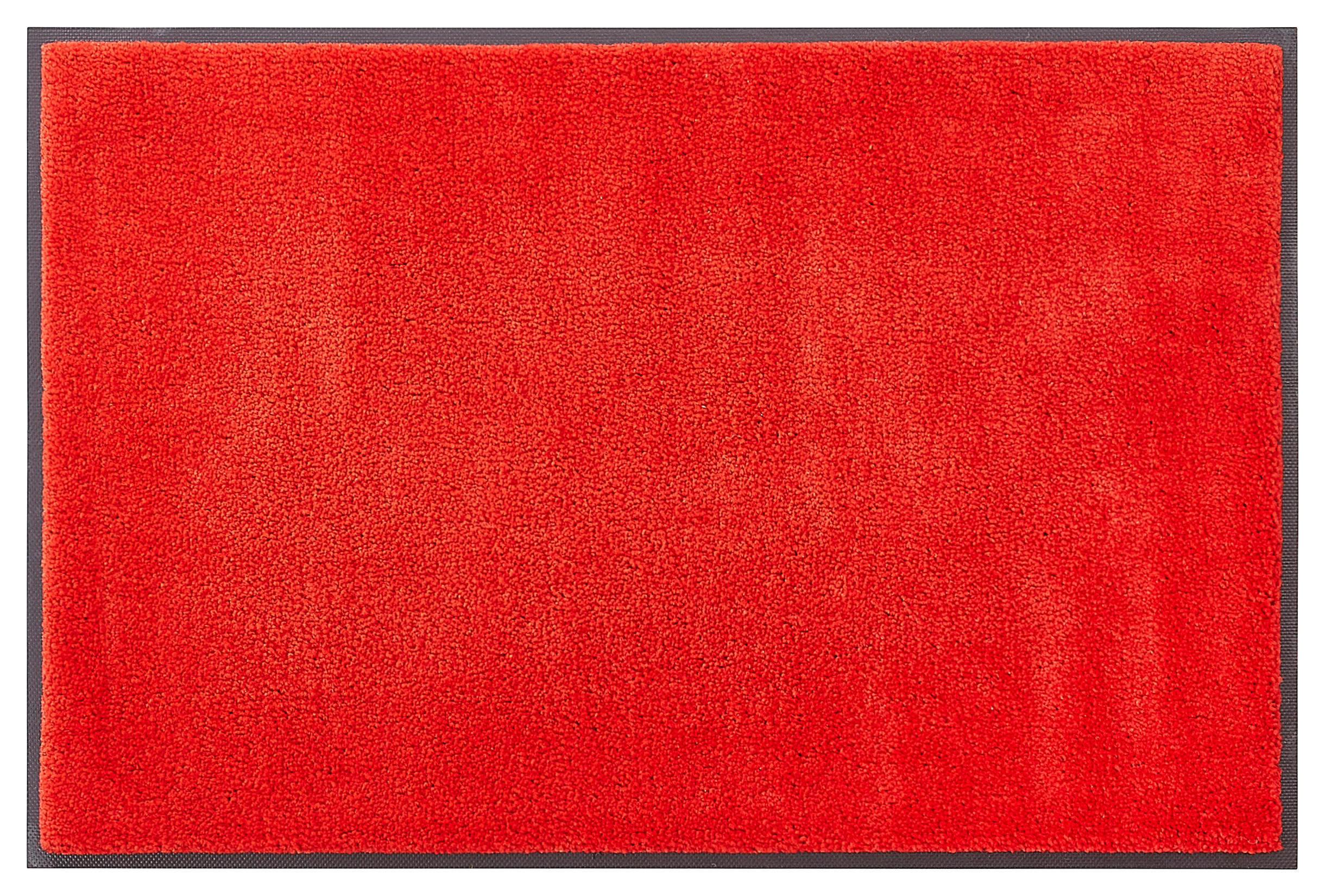 FUßMATTE  75/120 cm  Rot  - Rot, Basics, Kunststoff/Textil (75/120cm) - wash+dry