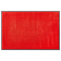 FUßMATTE  40/60 cm  Rot  - Rot, KONVENTIONELL, Kunststoff/Textil (40/60cm) - wash+dry