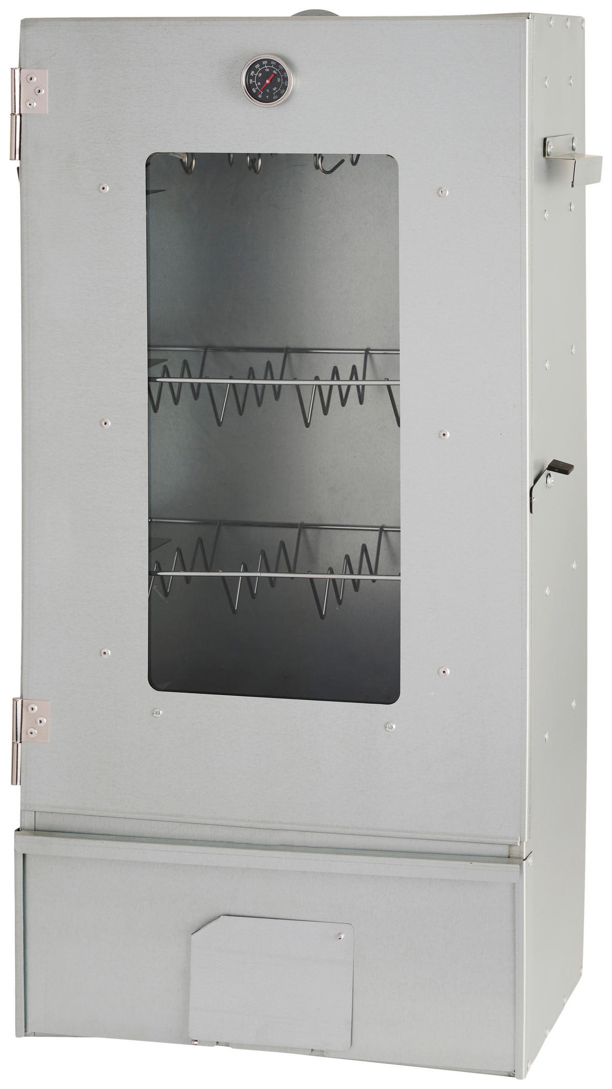 RÄUCHEROFEN - Grau, Basics, Metall (44/80/28cm)