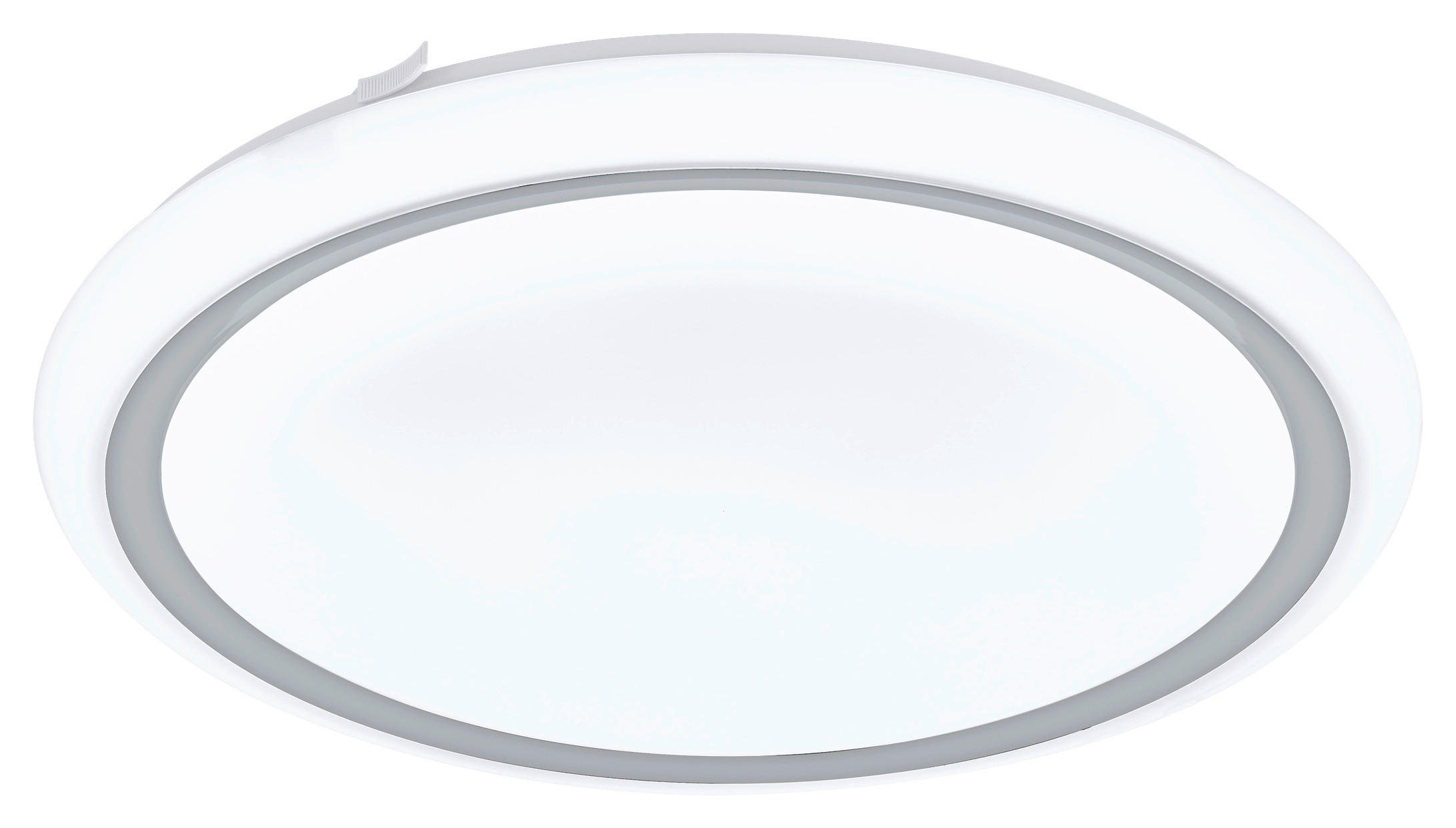 LED-DECKENLEUCHTE 38/6 cm   - Chromfarben/Weiß, MODERN, Kunststoff/Metall (38/6cm)