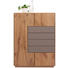 HIGHBOARD 99/134,5/44 cm - Edelstahlfarben/Eichefarben, Natur, Glas/Holz (99/134,5/44cm) - Valnatura HIGHBOARD 99/134,5/44 cm - Edelstahlfarben/Eichefarben, Natur, Glas/Holz (99/134,5/44cm) - Valnatura