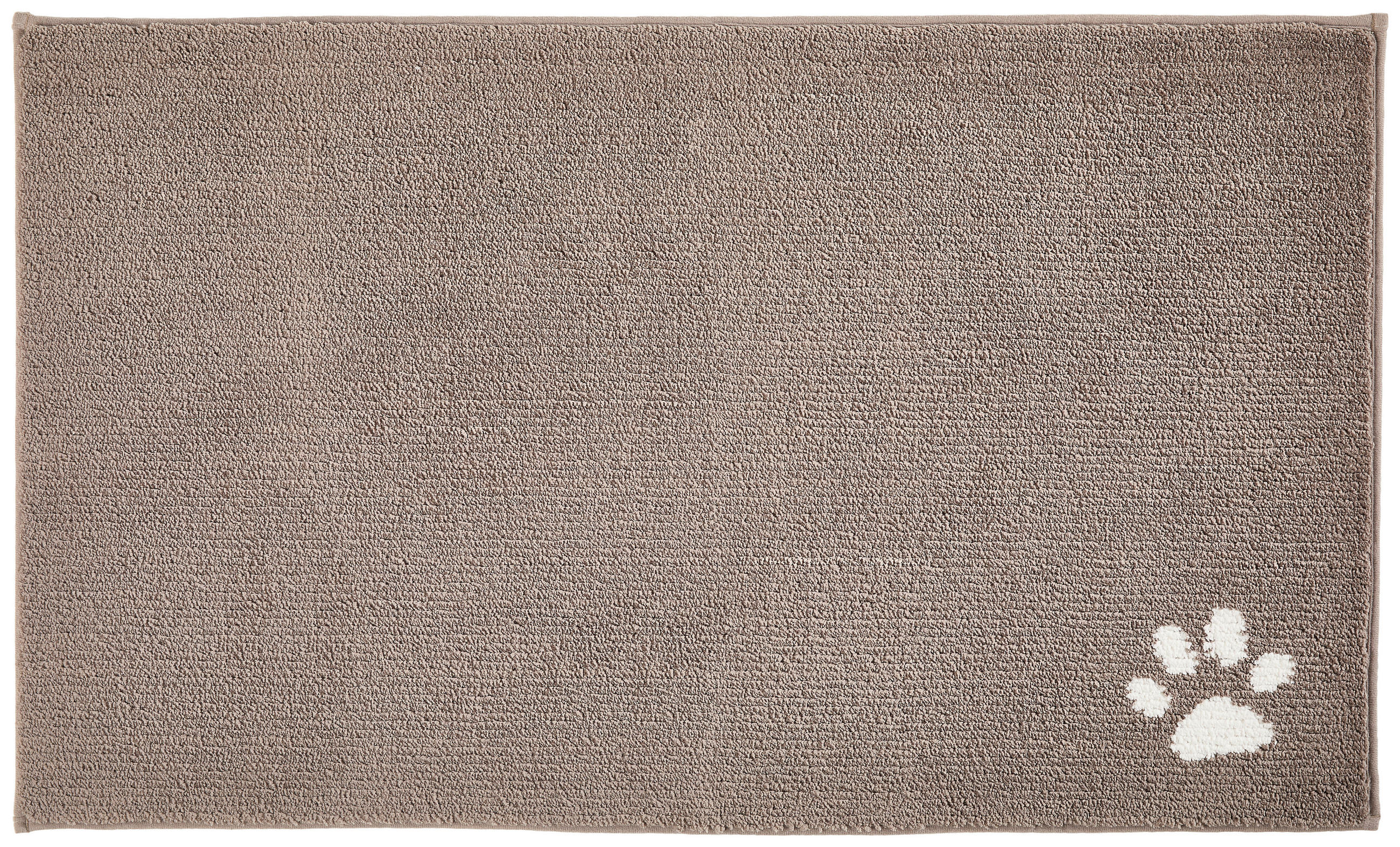 BADEMATTE Braun, Grau 60/100 cm  - Braun/Grau, Kunststoff/Textil (60/100cm) - Esposa