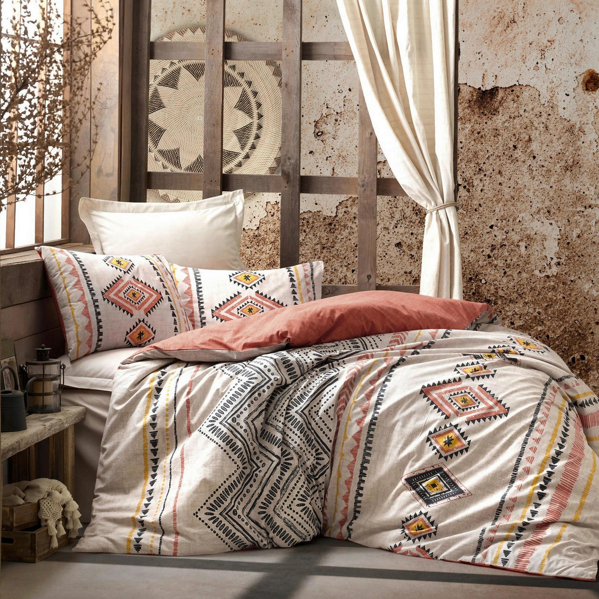 BETTWÄSCHE 135/200 cm  - Gelb/Schwarz, Basics, Textil (135/200cm)