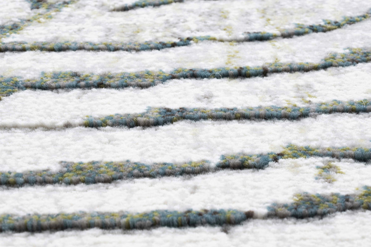 WEBTEPPICH 160/230 cm Catania Creme, Hellgrün, Hellbraun  - Hellbraun/Creme, Trend, Textil (160/230cm)
