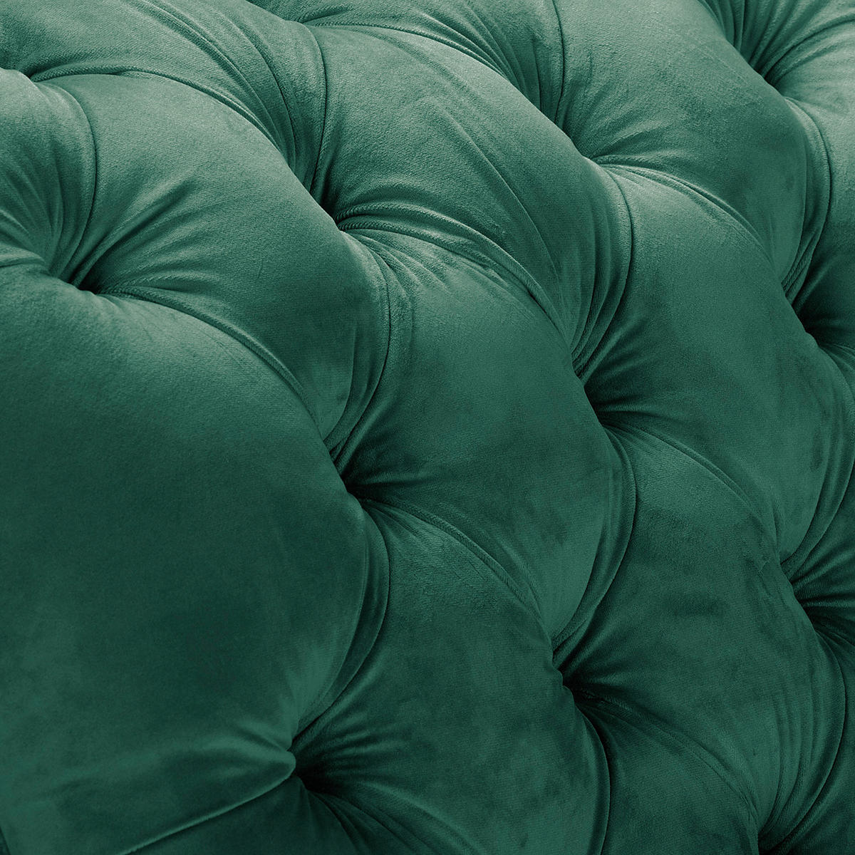 RÉCAMIERE Samt Grün  - Braun/Grün, Design, Holz/Textil (185/93/75cm) - Livetastic