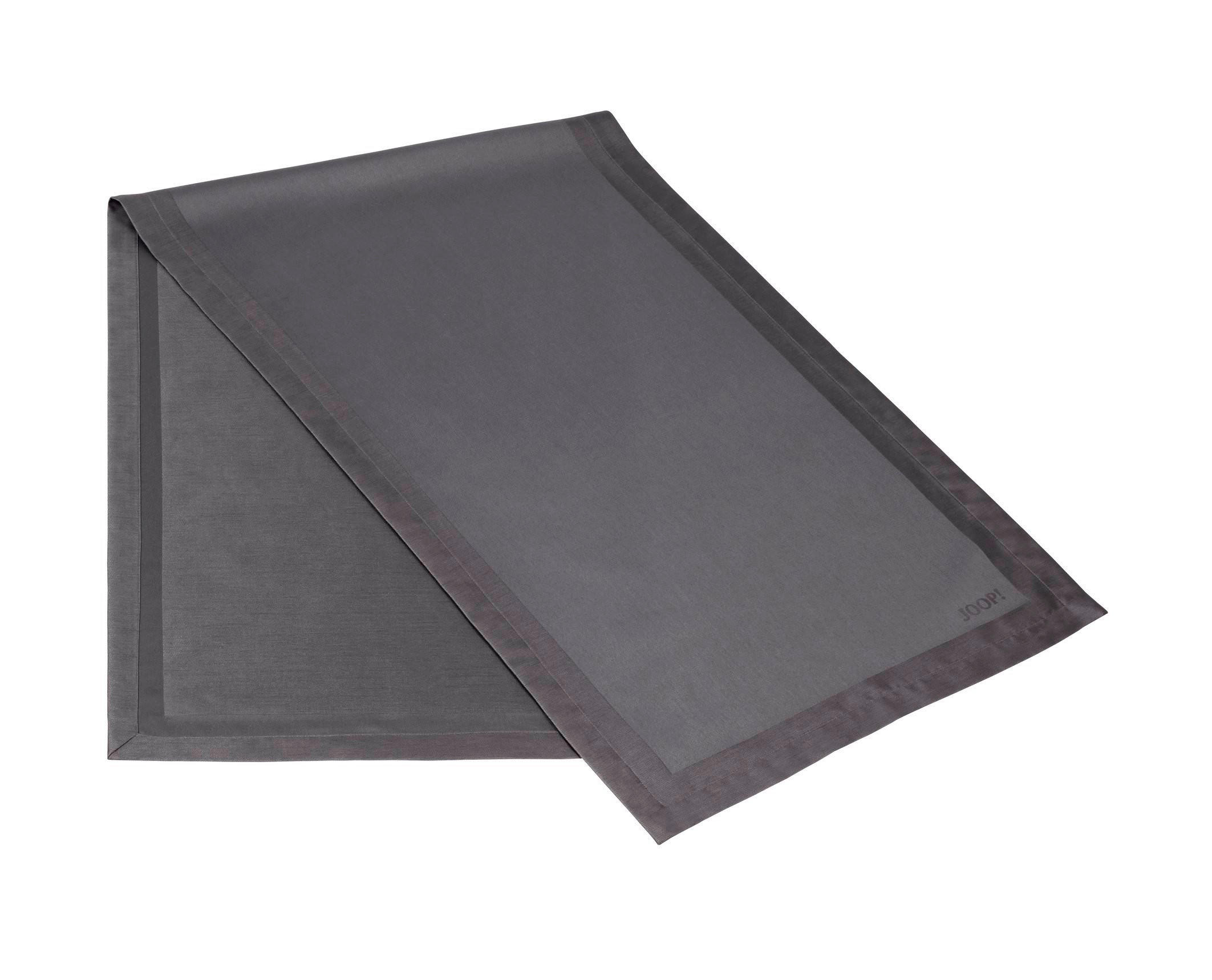 TISCHLÄUFER Signature 50/160 cm - Graphitfarben, Design, Textil (50/160cm) - Joop!
