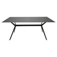 ESSTISCH in Metall, Keramik 180/90/75 cm  - Schwarz/Grau, Design, Keramik/Metall (180/90/75cm) - Hom`in
