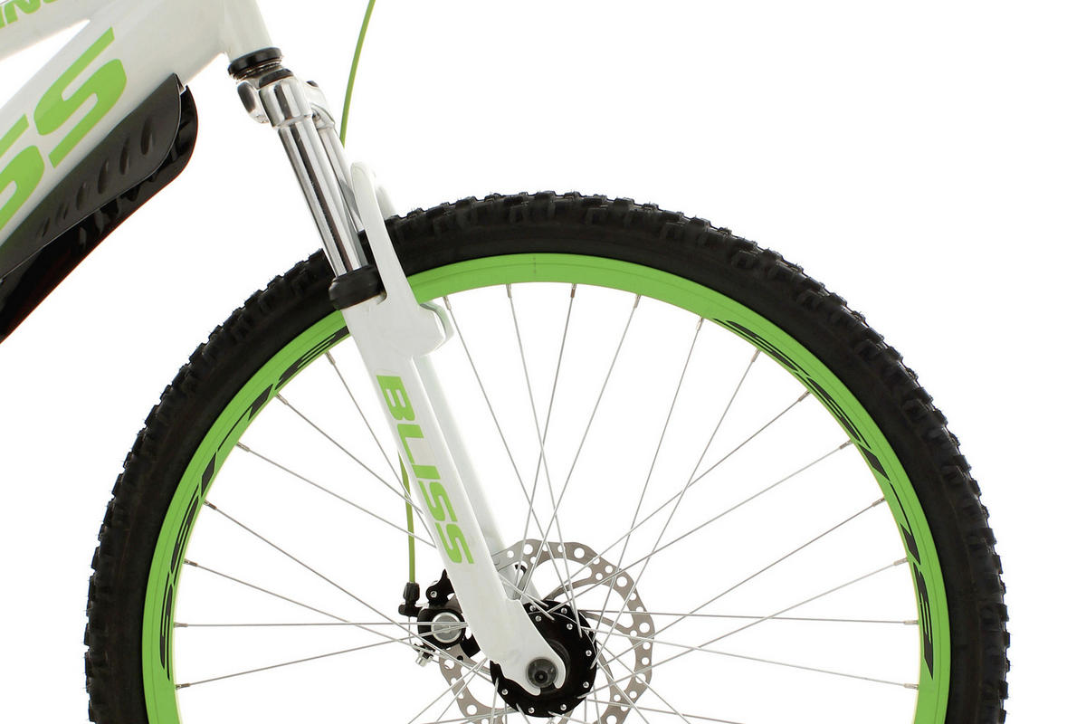 MOUNTAINBIKE 26 Zoll  - Weiß/Grün, Basics, Metall (180/70/80cm) - KS Cycling