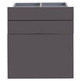 SCHUBLADENSET 45,3/50,3/46,8 cm   - Anthrazit, KONVENTIONELL, Holzwerkstoff (45,3/50,3/46,8cm) - Hom`in
