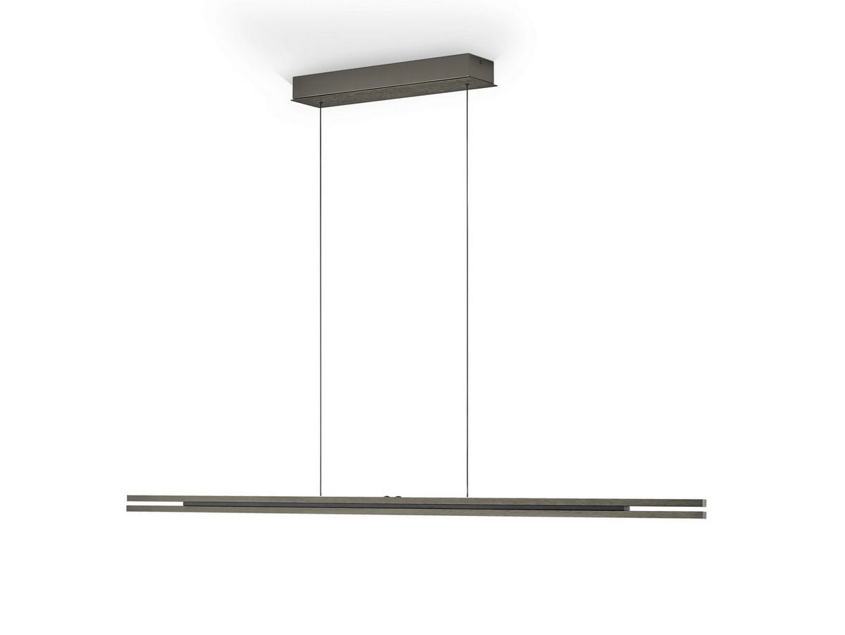 LED-PENDELLEUCHTE 150/5/60-180 cm    - Bronzefarben, Design, Metall (150/5/60-180cm) - elements by BANKAMP