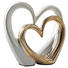 DEKOHERZ - Goldfarben/Weiß, Keramik (18/16,5/6cm) - Ambia Home DEKOHERZ - Goldfarben/Weiß, Keramik (18/16,5/6cm) - Ambia Home