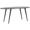 ESSTISCH in Holz, Metall   - Schwarz, Natur, Holz/Metall (175/76/90cm) - MID.YOU