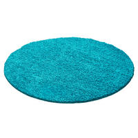 HOCHFLORTEPPICH 80 cm Life 1500  - Türkis, KONVENTIONELL, Textil (80cm) - Novel