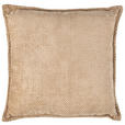 ZIERKISSEN  45/45 cm   - Hellbraun, Basics, Textil (45/45cm) - Novel