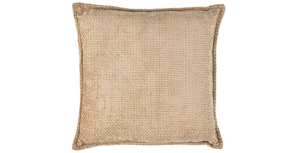ZIERKISSEN 45/45 cm - Hellbraun, Basics, Textil (45/45cm) - Novel