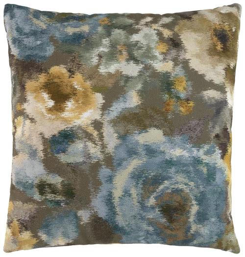 ZIERKISSEN  50/50 cm   - Gelb/Olivgrün, Design, Textil (50/50cm) - Ambiente