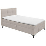 BOXBETT 120/200 cm  in Beige  - Beige, Basics, Holzwerkstoff/Textil (120/200cm) - Xora