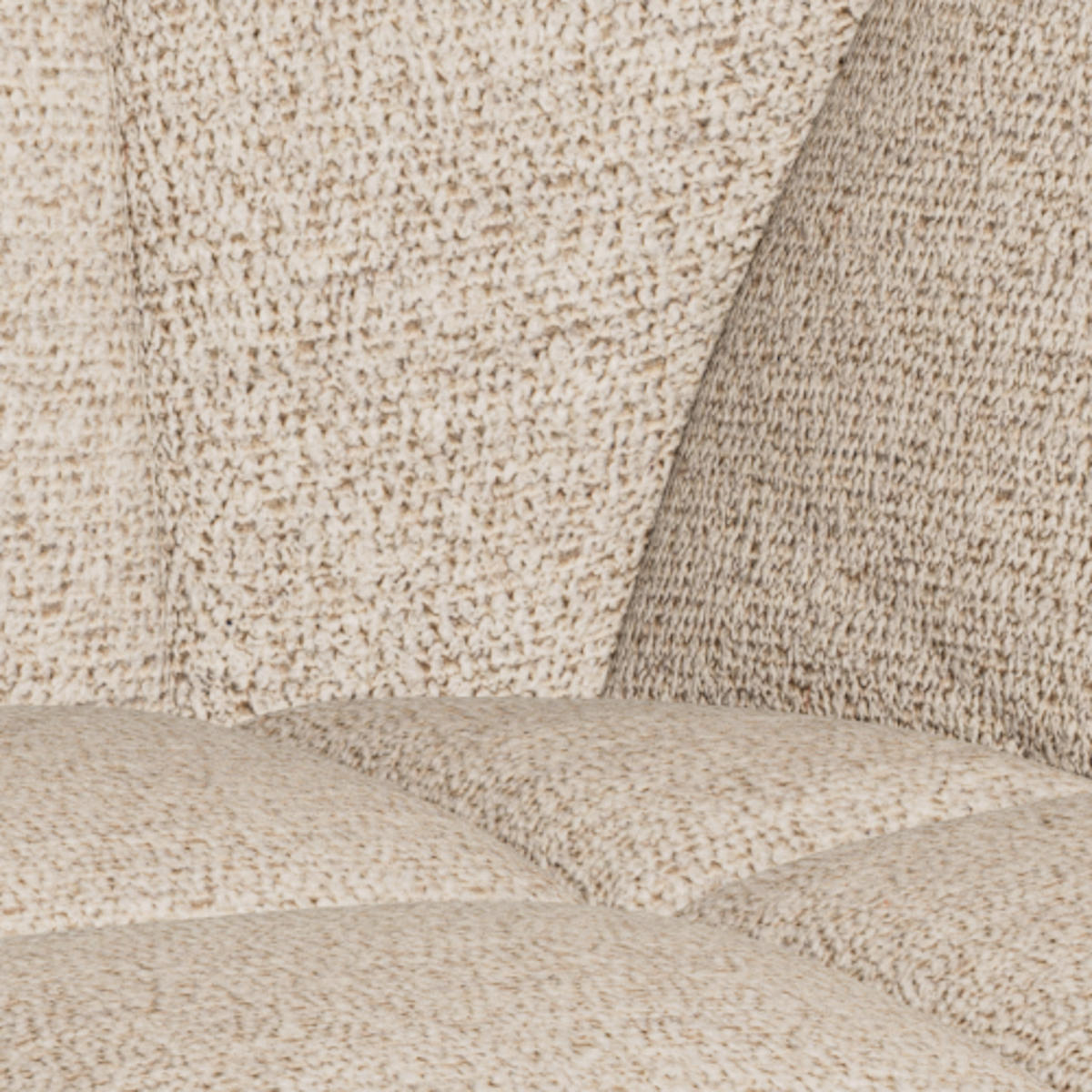 ARMLEHNSTUHL   Flachgewebe  - Beige, MODERN, Textil/Metall (55/80/57cm) - MID.YOU