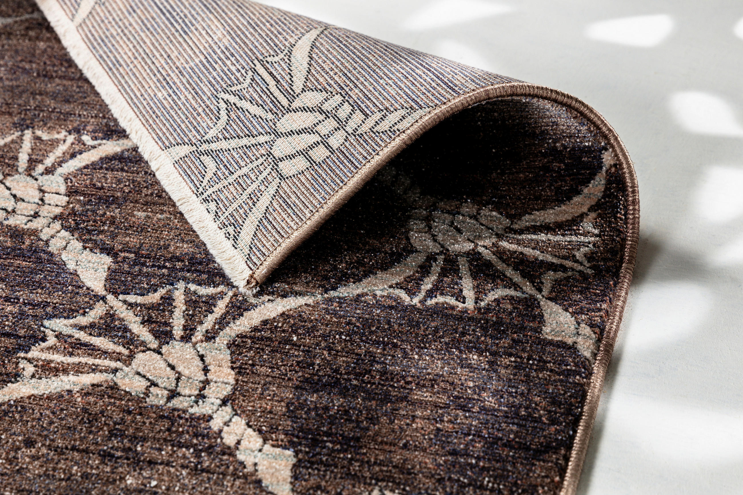 Thumbnail - Joop! Webteppich Cornflower Gleam, Graphit, Kunststoff, Textil, rechteckig, 140x200 cm, antistatisch, pflegeleicht, Tepp...