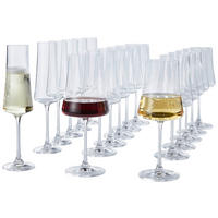 GLÄSERSET Bardolino 18-teilig  - Transparent, Konventionell, Glas - Novel