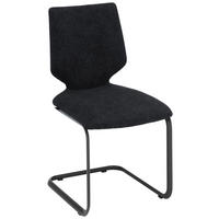 SCHWINGSTUHL Stahl Struktur  - Anthrazit, Design, Textil/Metall (50/91/61cm) - Venjakob