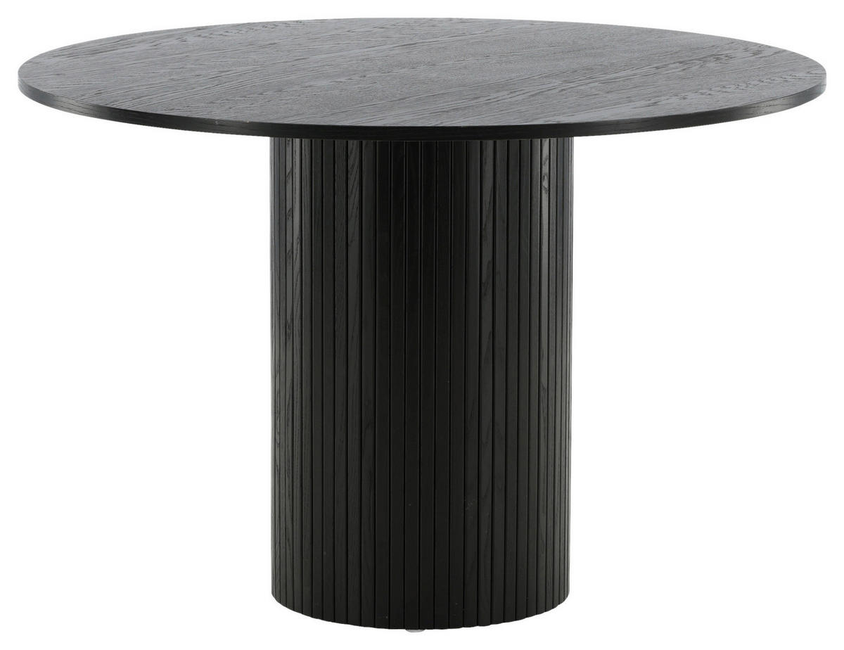 ESSTISCH in Holzwerkstoff 110/110/75 cm  - Schwarz, Design, Holzwerkstoff (110/110/75cm) - Livetastic
