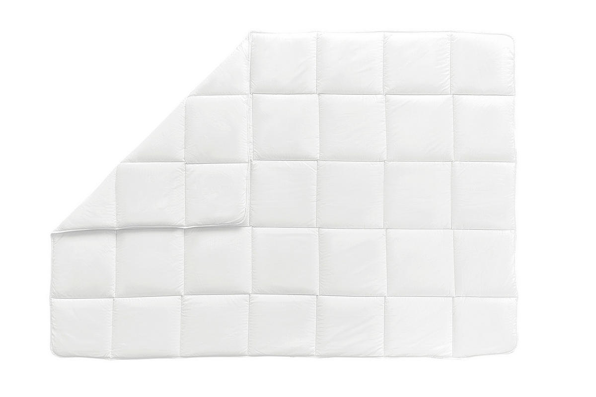 BETTDECKE - Weiß, Basics, Textil (135/200/7cm) - Yatas