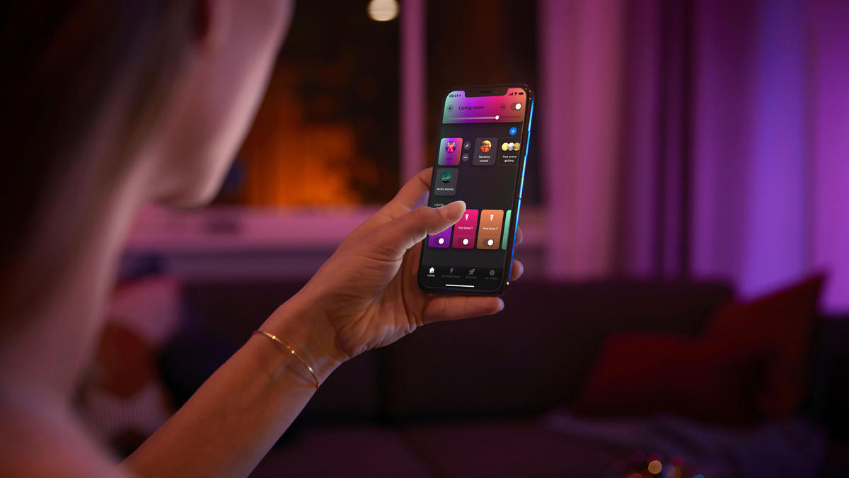 AKKU-TISCHLEUCHTE - Weiss, Design, Metall (14,2/35cm) - Philips HUE