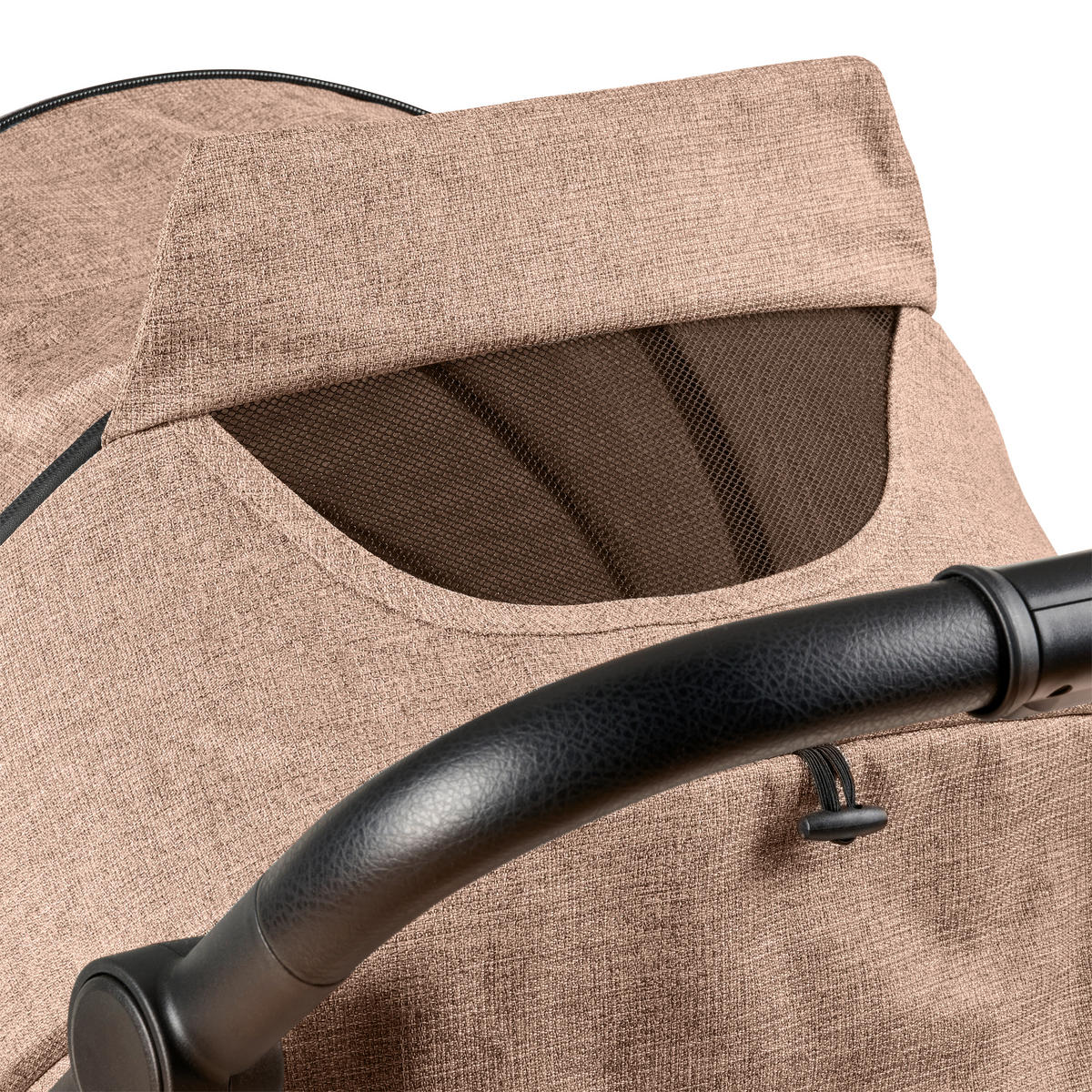 BUGGY  - Beige/Schwarz, Trend, Kunststoff/Textil (55/56/107cm) - Jimmylee