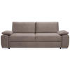 SCHLAFSOFA Cord Cappuccino  - Chromfarben/Cappuccino, Design, Kunststoff/Textil (258/100/148cm) - Stylife