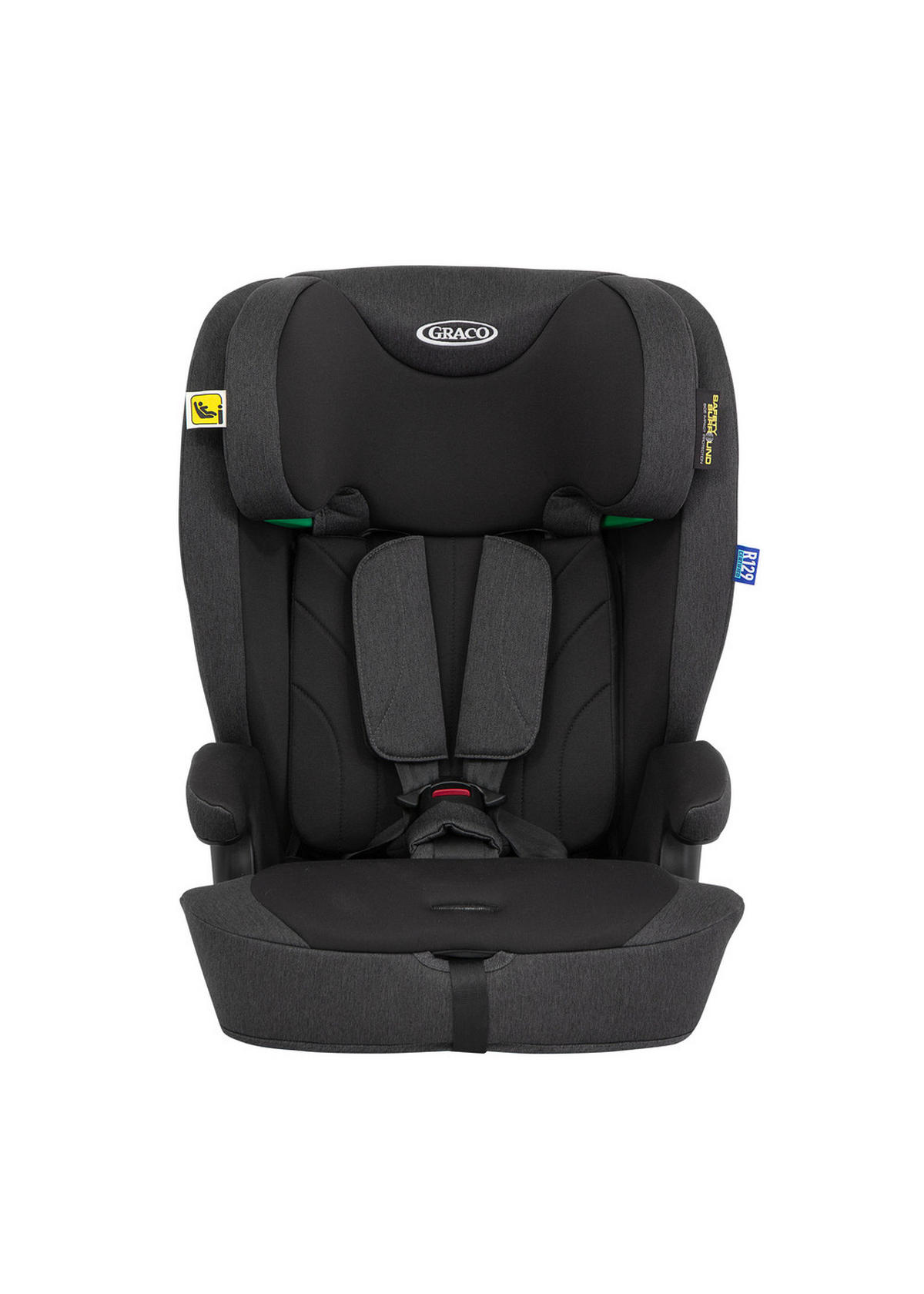 KINDERAUTOSITZ Energi i-Size R129  - Dunkelgrau/Schwarz, Basics, Textil (50,6/83,1/46,9cm) - Graco