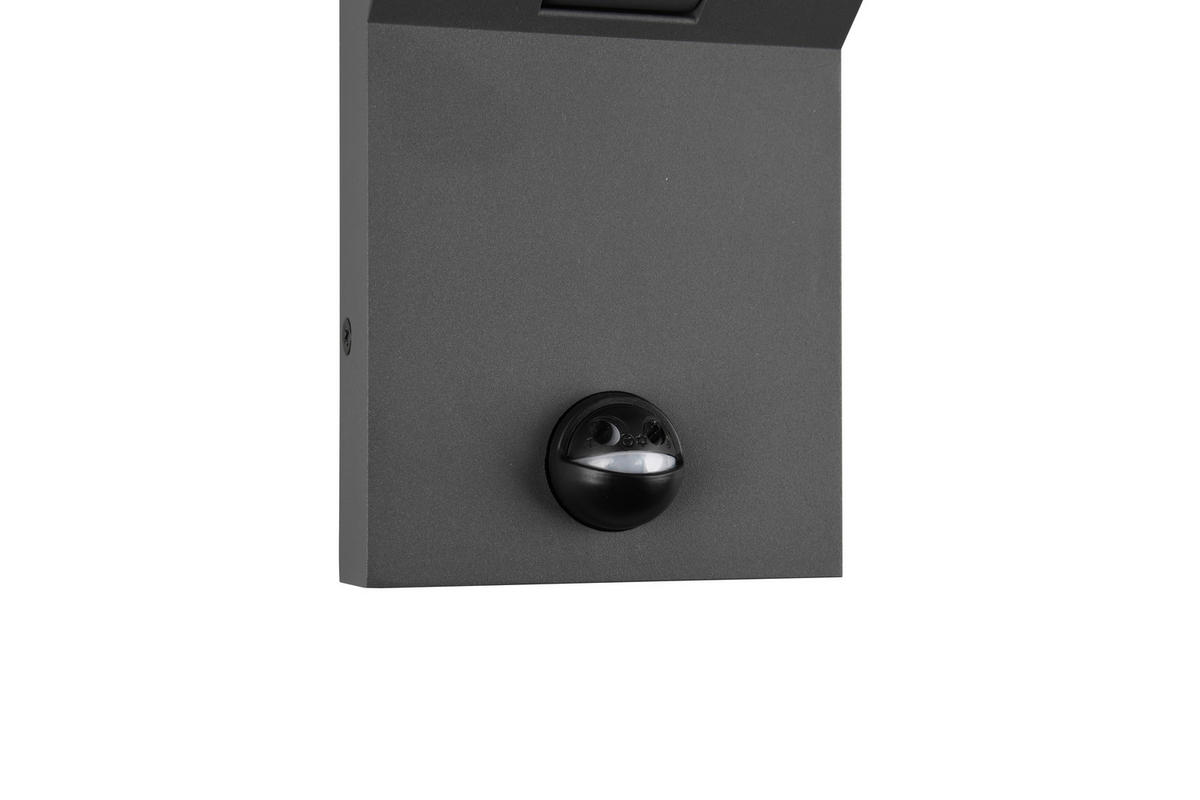 AUßENWANDLEUCHTE 10/19 cm   - Anthrazit, Basics, Metall (10/19cm)
