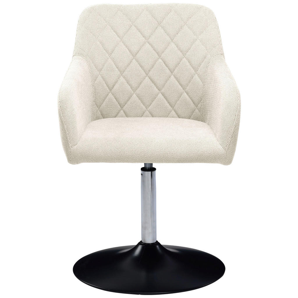 Stuhl Antonia Leinenoptik Beige, B: 54 Cm