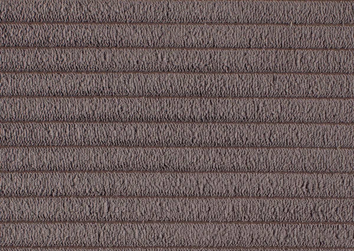 ECKSOFA in Cord, Velours Braun  - Schwarz/Braun, Design, Kunststoff/Textil (243/155cm) - Xora