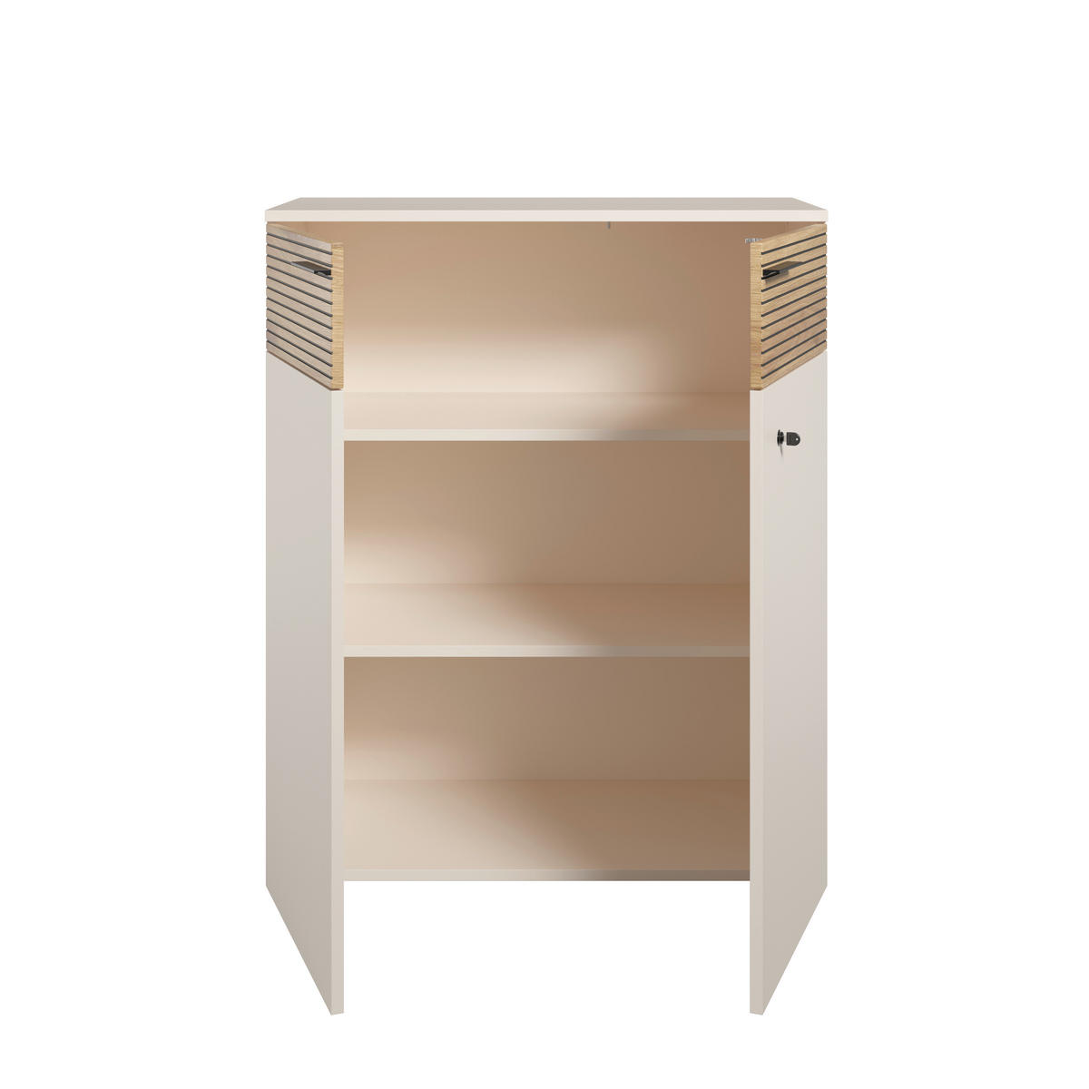 KOMMODE Florida, 89,8/110/43 cm,  - Kaschmir/Eichefarben, MODERN, Holzwerkstoff/Kunststoff (89,8/110/43cm) - Novel