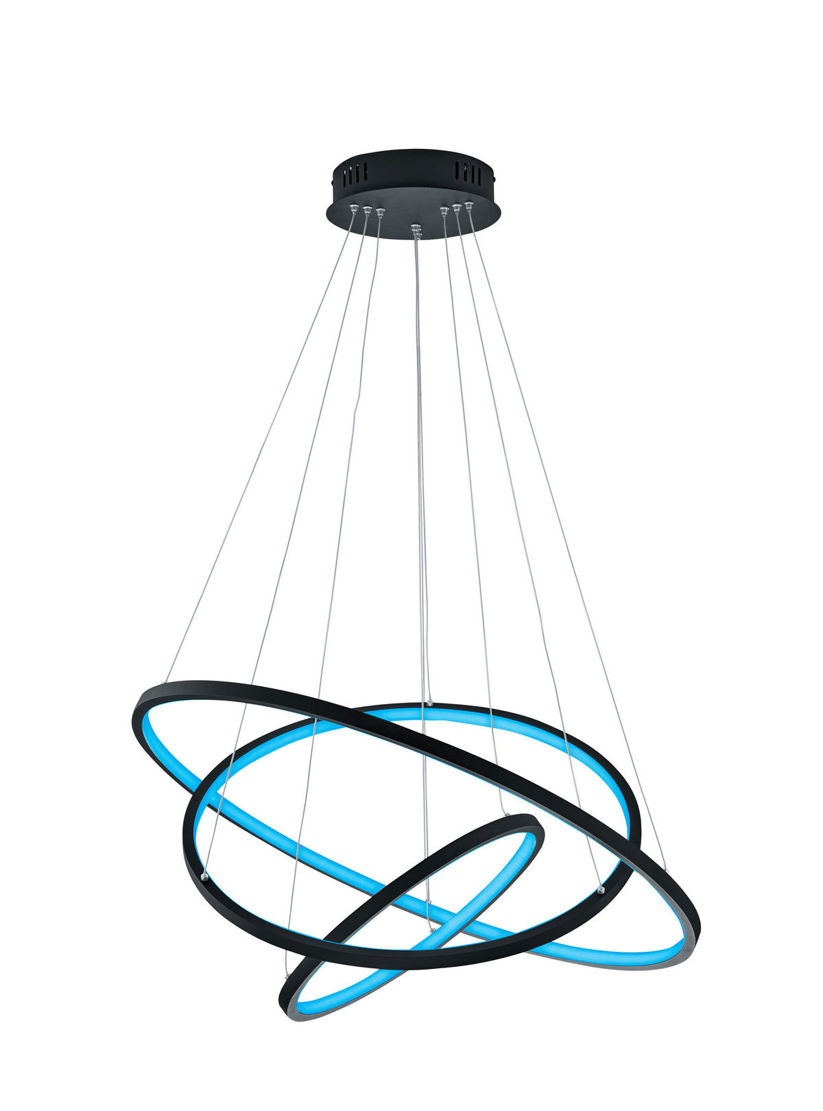 LED-HÄNGELEUCHTE 80/150 cm   - Anthrazit, Basics, Metall (80/150cm) - Trio Leuchten