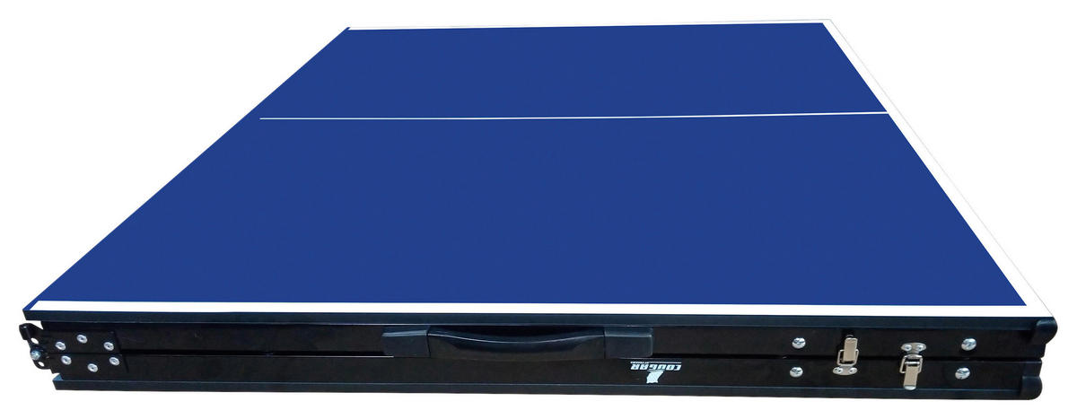 TISCHTENNISTISCH - Blau, KONVENTIONELL, Holz/Metall (102/65/180cm) - Ambia Garden