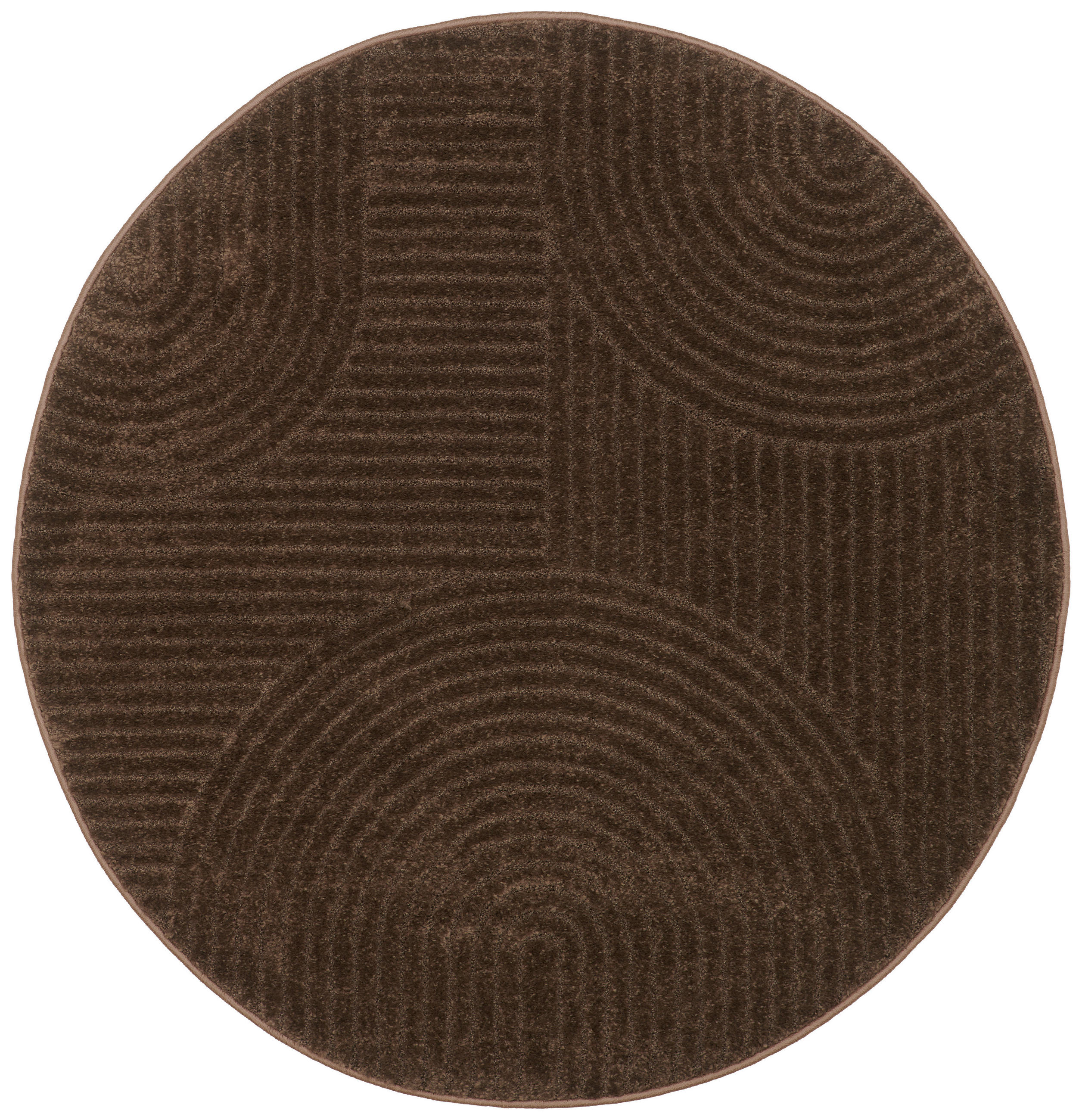 WEBTEPPICH 120 cm Braun  - Braun, Design, Textil (120cm) - Novel